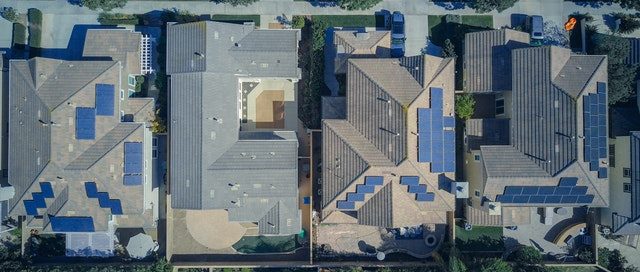 roofs with solar panels