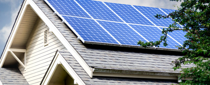 Solar Panels on house roof