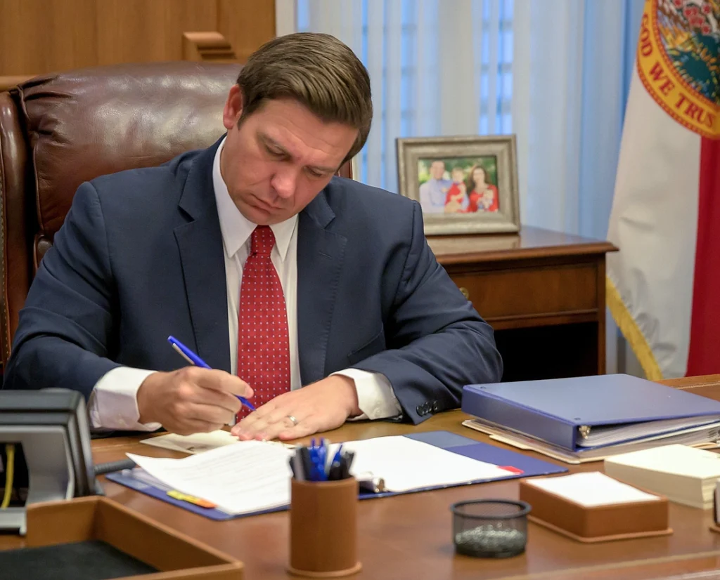 florida governor signing solar power & solar energy bill.