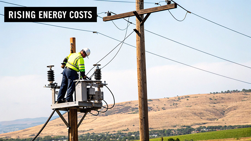 rising energy costs in california.
