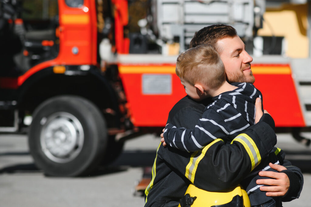 local hero fire fighter street.